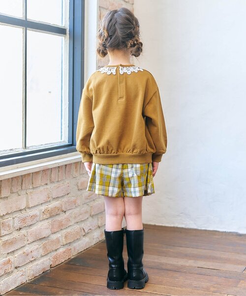 apres les cours（アプレレクール）の「【ジュニア対応】プリーツスカート風キュロット（その他パンツ・キッズ・ブラウン/アイボリー/イエロー・90/100/110/120/130/140/80）」の8枚目の写真