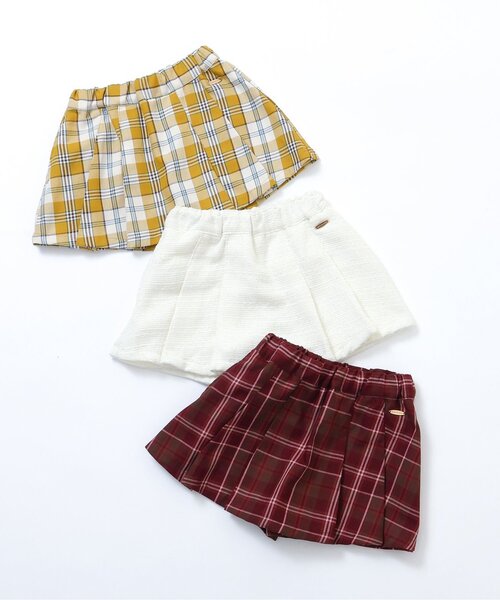 apres les cours（アプレレクール）の「【ジュニア対応】プリーツスカート風キュロット（その他パンツ・キッズ・ブラウン/アイボリー/イエロー・90/100/110/120/130/140/80）」の9枚目の写真