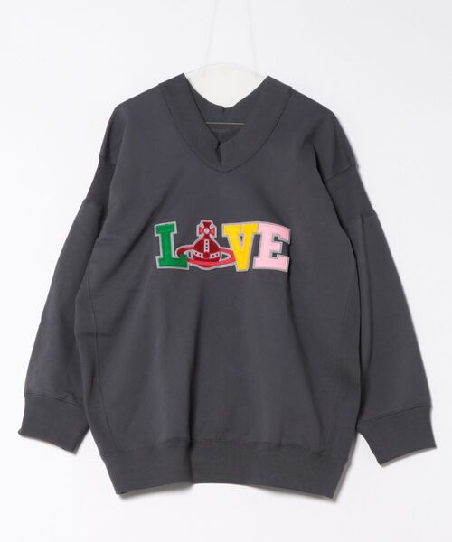 ﾄﾙｺｵｰｶﾞﾆｯｸ裏毛LOVE VARSITY PATCH（スウェット）｜Vivienne Westwood