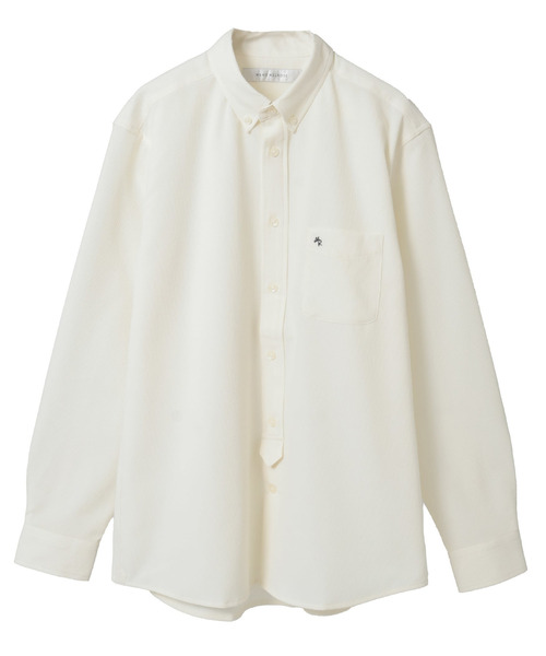 MEN'S MELROSE（メンズメルローズ）の「ドビーオックス スタンダードボタンダウンカラーシャツ（シャツ/ブラウス・メンズ・ブラウン/ネイビー/ホワイト・2/3/4）」の20枚目の写真