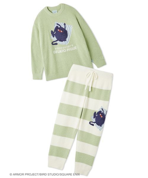 ドラゴンクエスト】【メンズ】ベビモコプルオーバー&ボーダーロング