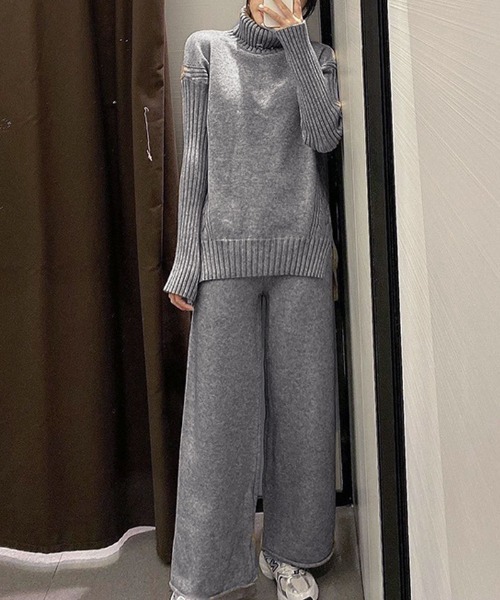 レディース 2点セット Amazon | [BLZXIAN] 上下セット ニット 2点セット レディース