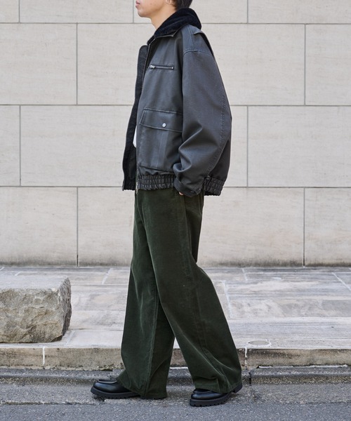 フェードレザーライクG-1ジャケット（ブルゾン）｜COLONY 2139