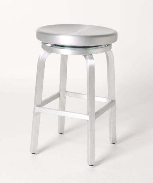 ALUMINIUM ROUND STOOL M/アルミニウム ラウンド スツール（家具