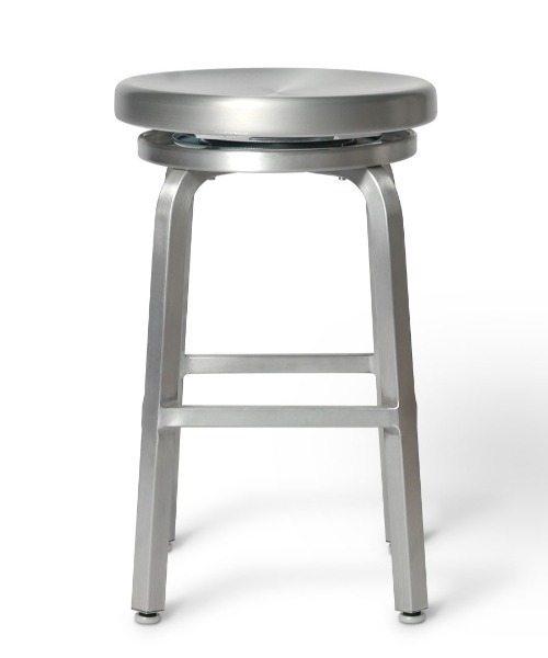 ALUMINIUM ROUND STOOL M/アルミニウム ラウンド スツール（家具