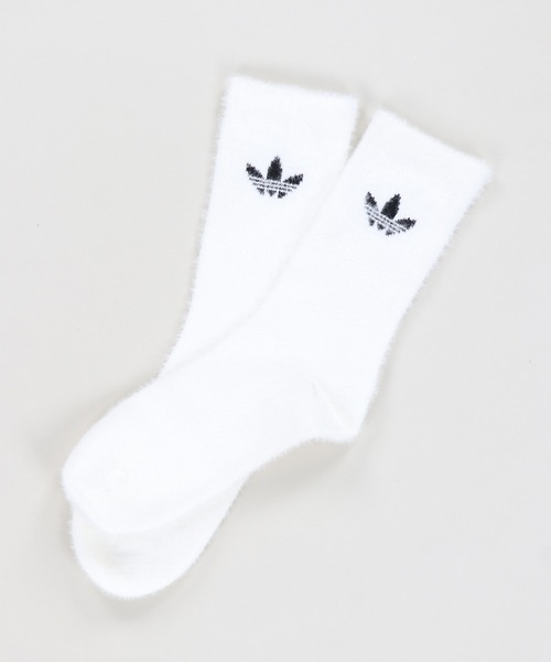 adidas(アディダス)の「【adidas/アディダス】フェザーニットクルーソックス/白・黒1足ずつ/2足組(ソックス/靴下・レディース・ホワイト×ブラック・ONESIZE)」の5枚目の写真
