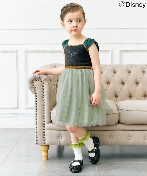 Disney（ディズニー）の「ディズニーキャラクターチュールワンピース（ワンピース・キッズ・ラベンダー/グリーン/サックスブルー・120/110/100/90/130/80）」の19枚目の写真