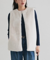 Pierrot | フェイクファージレ(ベスト)