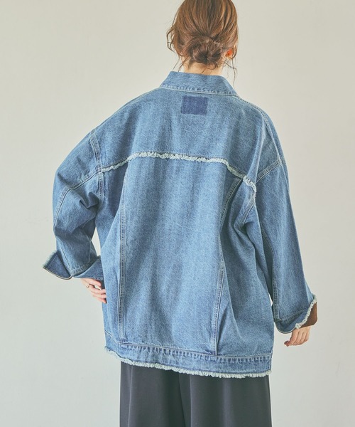 ルーズデニムジャケット（デニムジャケット）｜studio CLIP
