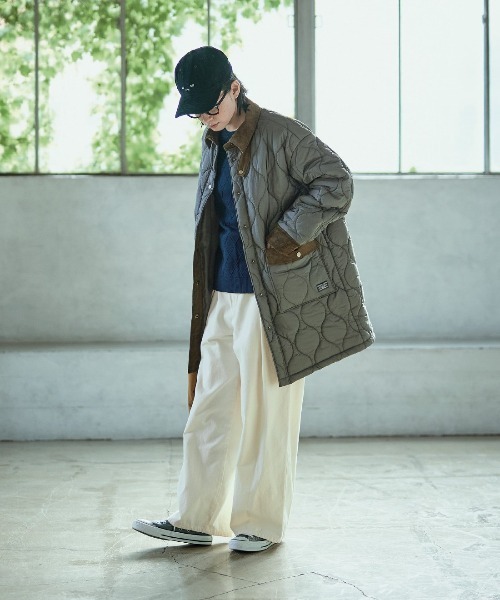 サニークラウズ ハンティングキルティングコート〈レディース