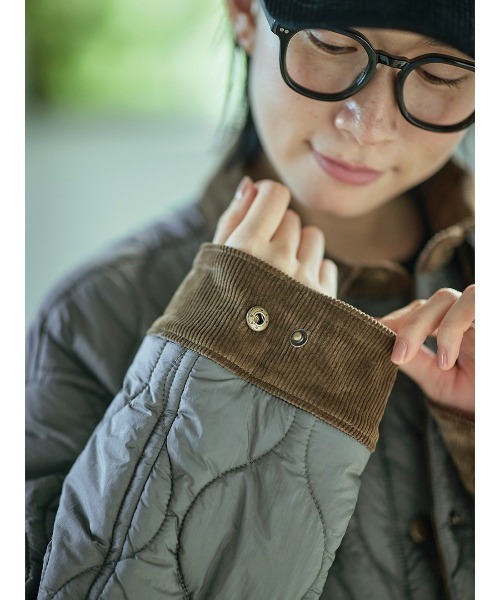 サニークラウズ ハンティングキルティングコート〈レディース