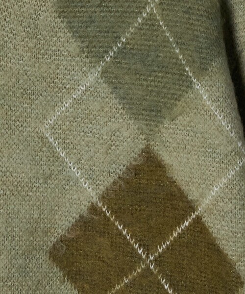 JANE SMITH / JOHN SMITH(ジェーンスミスジョンスミス)の「<JANE SMITH>アーガイル Vネック ニット(ニット/セーター・レディース・ケリーグリーン・38)」の7枚目の写真