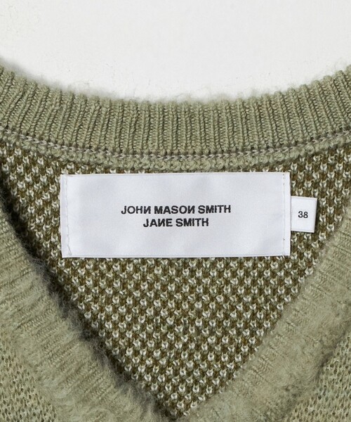 セール】＜JANE SMITH＞アーガイル Vネック ニット（ニット/セーター