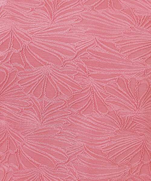 index（インデックス）の「フラワージャカードパフスリーブトップス【洗濯機OK】（Tシャツ/カットソー・レディース・オフホワイト/ブラック/ピンク系・40/38/36/42）」の6枚目の写真