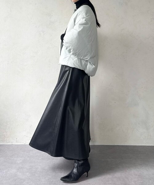 BEARDSLEY（ビアズリー）の「バルーンダウン（ダウンジャケット/コート・レディース・ミント/モカ・FREE）」の12枚目の写真