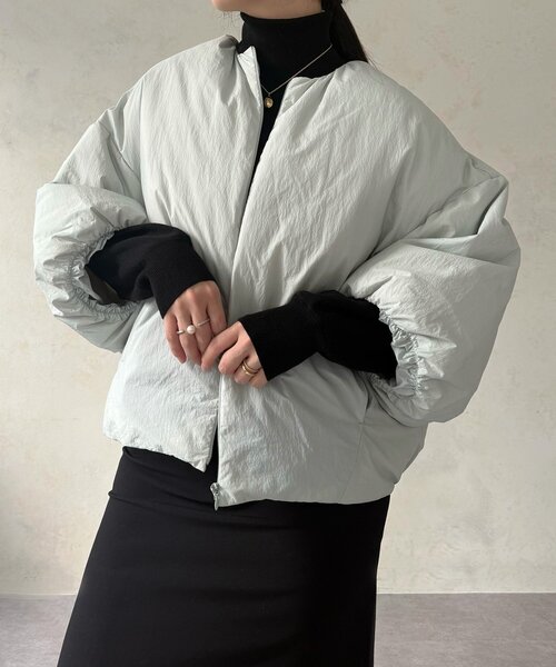 BEARDSLEY（ビアズリー）の「バルーンダウン（ダウンジャケット/コート・レディース・ミント/モカ・FREE）」の13枚目の写真