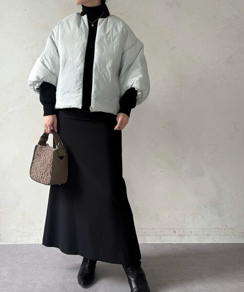 BEARDSLEY（ビアズリー）の「バルーンダウン（ダウンジャケット/コート・レディース・ミント/モカ・FREE）」の14枚目の写真