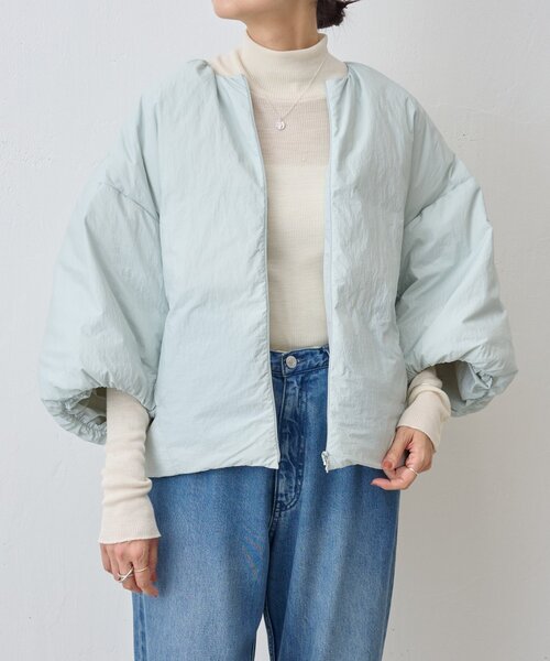 BEARDSLEY（ビアズリー）の「バルーンダウン（ダウンジャケット/コート・レディース・ミント/モカ・FREE）」の15枚目の写真