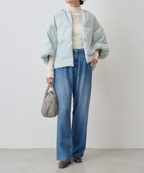 BEARDSLEY（ビアズリー）の「バルーンダウン（ダウンジャケット/コート・レディース・ミント/モカ・FREE）」の20枚目の写真