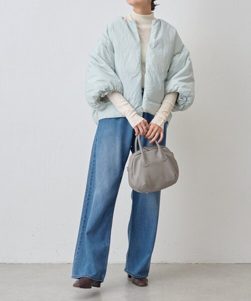 BEARDSLEY（ビアズリー）の「バルーンダウン（ダウンジャケット/コート・レディース・ミント/モカ・FREE）」の22枚目の写真