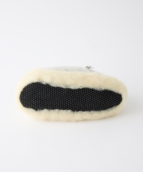 COLD BREAKER（コールドブレーカー）の「【AMERIA ANDERSON】【COLD BREAKER】Siberian Slipper / ウール バイカラーボリュームボアルームシューズ（ルームシューズ/スリッパ・レディース・チャコールグレー/キャメル/ライトグレー・37/38）」の7枚目の写真