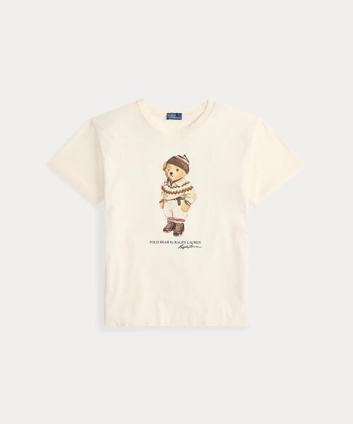 POLO RALPH LAUREN(ポロ ラルフ ローレン)の「Polo ベア コットン ジャージー Tシャツ(Tシャツ/カットソー・レディース・ホワイト・L/M/S/XL/XS)」の5枚目の写真