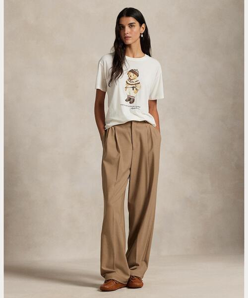POLO RALPH LAUREN(ポロ ラルフ ローレン)の「Polo ベア コットン ジャージー Tシャツ(Tシャツ/カットソー・レディース・ホワイト・L/M/S/XL/XS)」の4枚目の写真