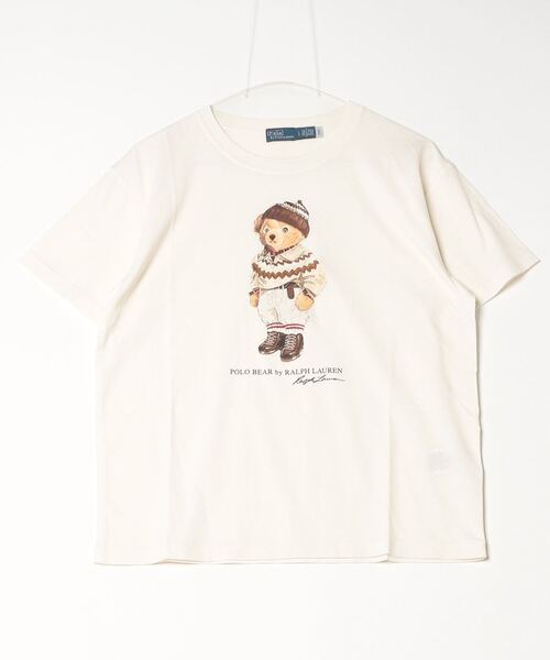 POLO RALPH LAUREN(ポロ ラルフ ローレン)の「Polo ベア コットン ジャージー Tシャツ(Tシャツ/カットソー・レディース・ホワイト・L/M/S/XL/XS)」の7枚目の写真