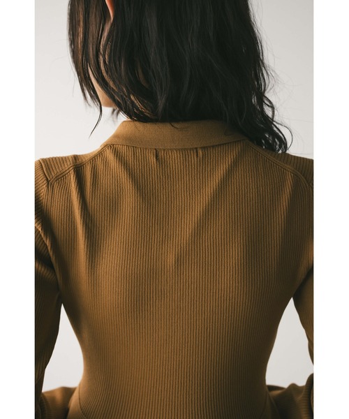 大人気】フォルムポロニットワンピース（ワンピース）｜STYLEMIXER