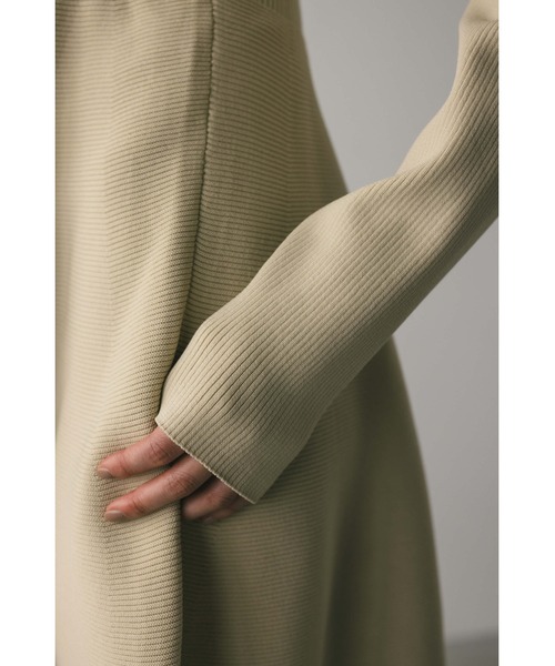 STYLEMIXER（スタイルミキサー）の「【ベストセラー】フォルムポロニットワンピース（ワンピース・レディース・ネイビー/キャメル/ライトベージュ・SMALL/MEDIUM）」の8枚目の写真