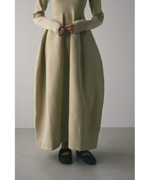 STYLEMIXER（スタイルミキサー）の「【ベストセラー】フォルムポロニットワンピース（ワンピース・レディース・ネイビー/キャメル/ライトベージュ・SMALL/MEDIUM）」の12枚目の写真