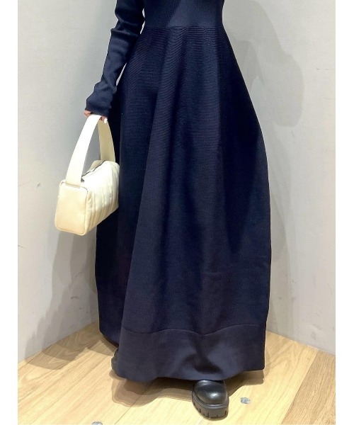 ベストセラー】フォルムポロニットワンピース（ワンピース