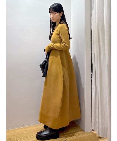 ベストセラー】フォルムポロニットワンピース（ワンピース