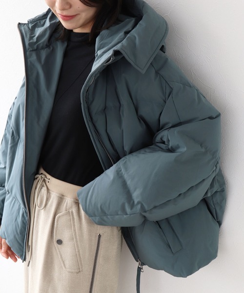 upperhights(アッパーハイツ)の「Oltenダウンジャケット【upper hights/アッパーハイツ】(ダウンジャケット/コート・レディース・ブルー・36)」の6枚目の写真