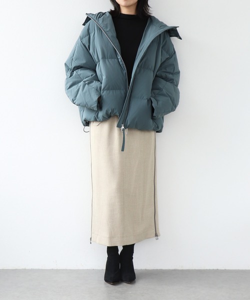 upperhights(アッパーハイツ)の「Oltenダウンジャケット【upper hights/アッパーハイツ】(ダウンジャケット/コート・レディース・ブルー・36)」の2枚目の写真