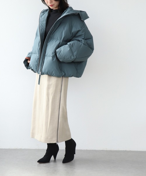 upperhights(アッパーハイツ)の「Oltenダウンジャケット【upper hights/アッパーハイツ】(ダウンジャケット/コート・レディース・ブルー・36)」の3枚目の写真