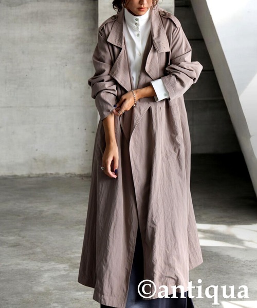 ◈◆antiqua◆◈ トレンチコート トレンチトッパーコート（トレンチコート）｜antiqua