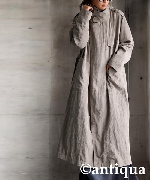 トレンチトッパーコート（トレンチコート）｜antiqua（アンティカ）の