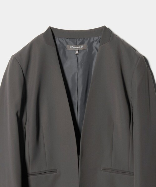 セール】ダブルクロス Vネックジャケット ‐セットアップ対応