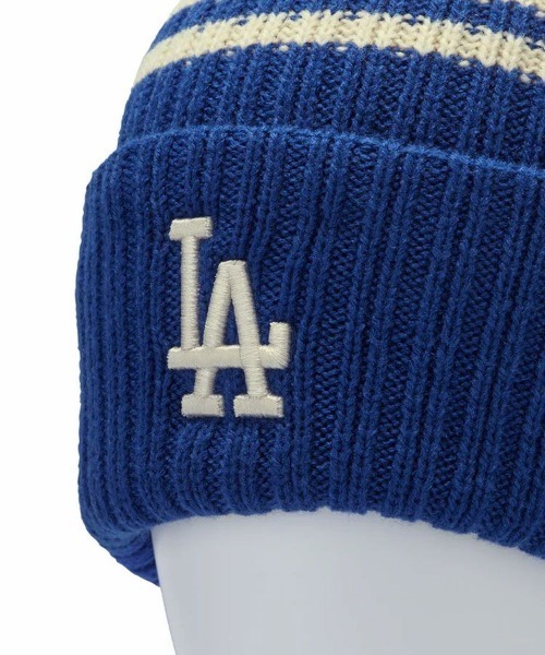 '47（フォーティーセブン）の「【'47】47 CUFF KNIT Harbor Stripe  [SSL]（ニットキャップ/ビーニー・メンズ・ブラック/ロイヤルブルー・F）」の5枚目の写真