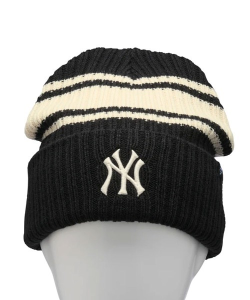 '47（フォーティーセブン）の「【'47】47 CUFF KNIT Harbor Stripe  [SSL]（ニットキャップ/ビーニー・メンズ・ブラック/ロイヤルブルー・F）」の11枚目の写真