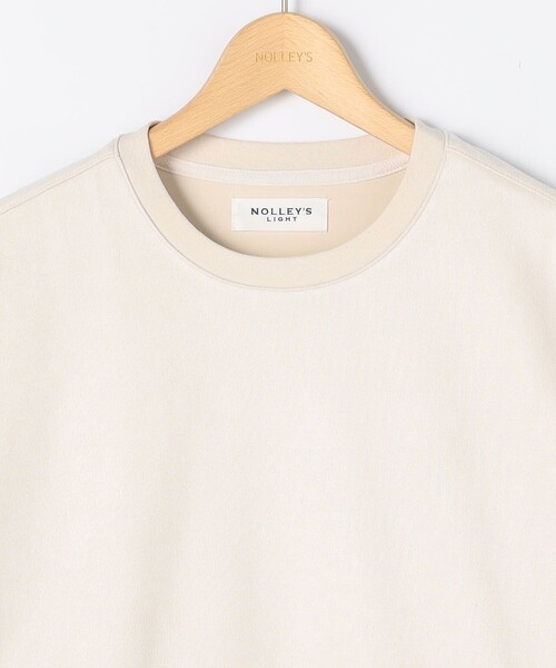 NOLLEY'S LIGHT（ノーリーズライト）の「スエードポンチ×コール切替 クルーネックプルオ－バー（Tシャツ/カットソー・メンズ・キナリ/ブラック・L/M）」の8枚目の写真