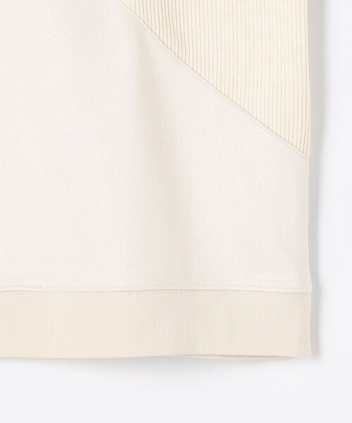 NOLLEY'S LIGHT（ノーリーズライト）の「スエードポンチ×コール切替 クルーネックプルオ－バー（Tシャツ/カットソー・メンズ・キナリ/ブラック・L/M）」の10枚目の写真