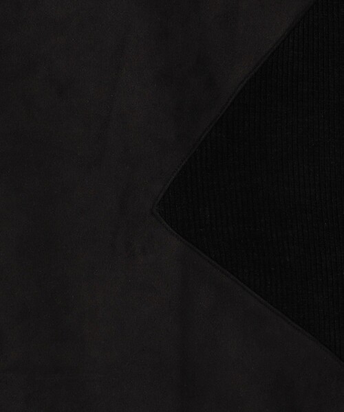 NOLLEY'S LIGHT（ノーリーズライト）の「スエードポンチ×コール切替 クルーネックプルオ－バー（Tシャツ/カットソー・メンズ・キナリ/ブラック・L/M）」の14枚目の写真