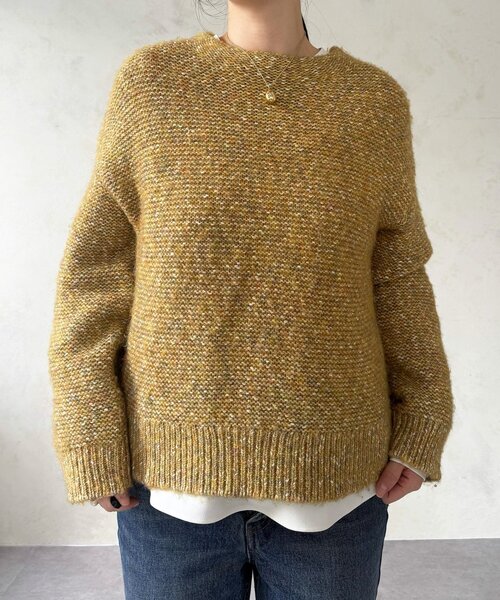 BEARDSLEY（ビアズリー）の「カラーミックスニット（ニット/セーター・レディース・ピンク/イエロー・FREE）」の11枚目の写真