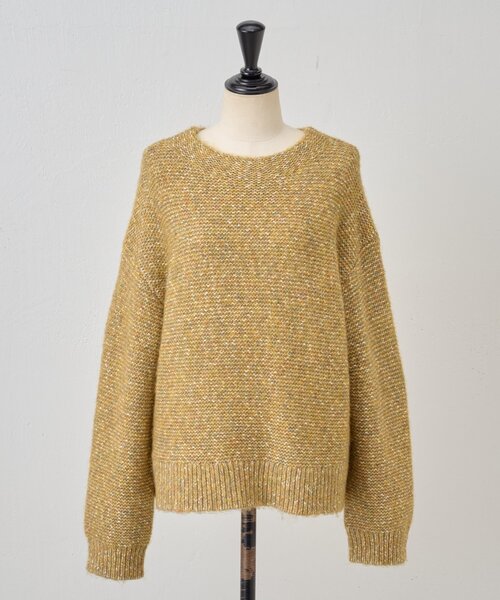 ◆BEARDSLEY ◆ ミックスニット　 オーバーサイズ セール】カラーミックスニット（ニット/セーター）｜BEARDSLEY