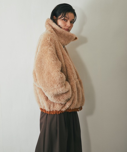 リアルファー2wayムートンジャケット（ムートンコート）｜SMILE ORCHID