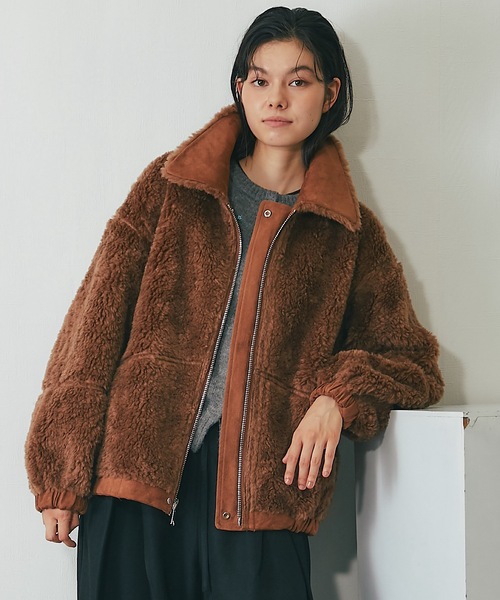 【Kazumi】　DAMAcollection☆リアル　ムートン　M sankyo shokai（三京商会） ［訳あり］オーストラリア ムートン コート