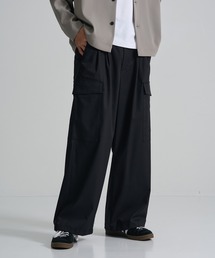 CITY TOKYO | 【CITY TOKYO/シティートーキョー】ワイドカーゴスラックス(カーゴパンツ)