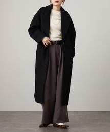 FUNALIVE（ファンアライブ）の「フェイクリングウール シングルチェスターコート（チェスターコート）」